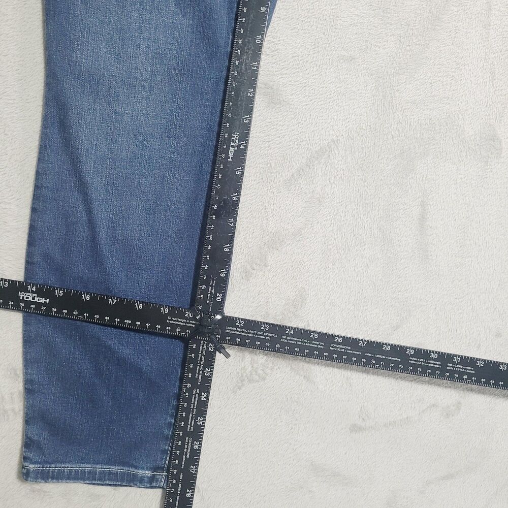 Tommy Bahama High Rise Ankle Skinny Jeans Womens 12 Blue Med Wash Stretch Denim - Picture 6 of 11